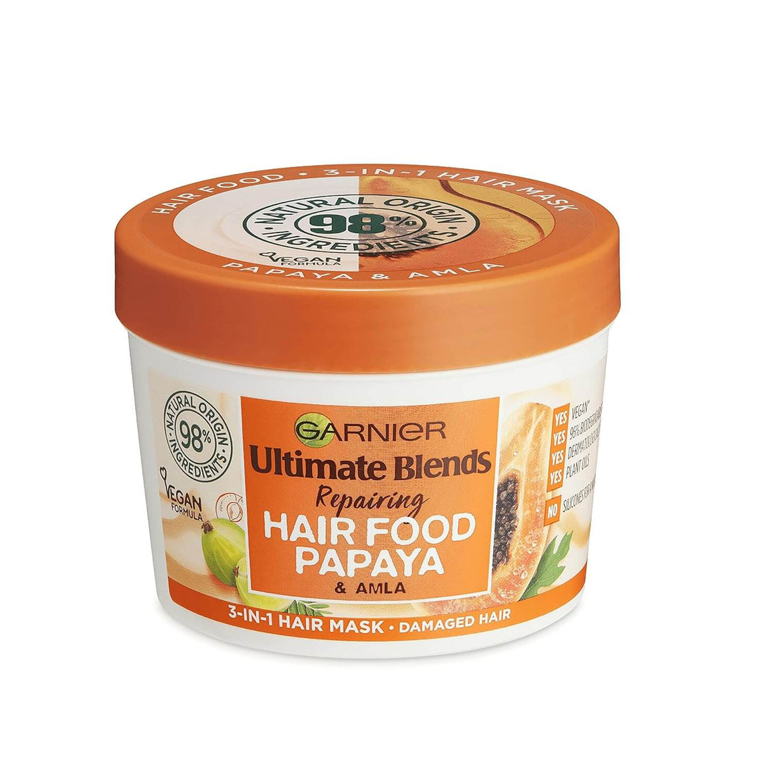 Garnier Ultimate Blends Hair Food Papaya 3-In-1 Damaged Hair Mask Treatment