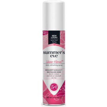 Summer's Eve Freshening Spray Sheer Floral 2 oz
