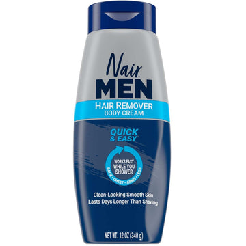 Nair Men Body Cream Hair Remover, 12 oz